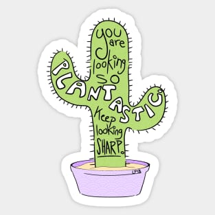 Complimentary Cactus Sticker